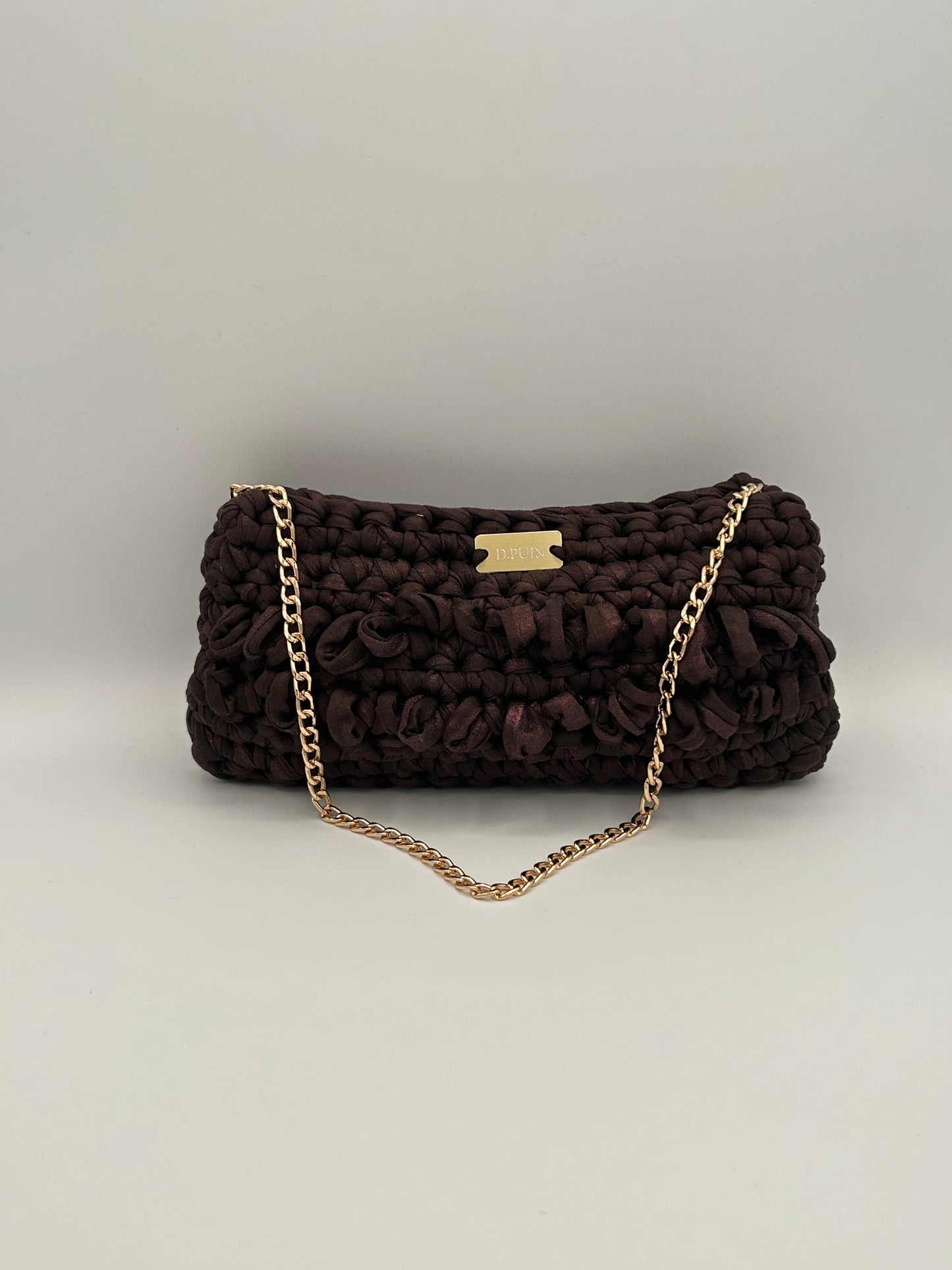 D.PUIN Handmade Crochet Bag – Garnet Glow
