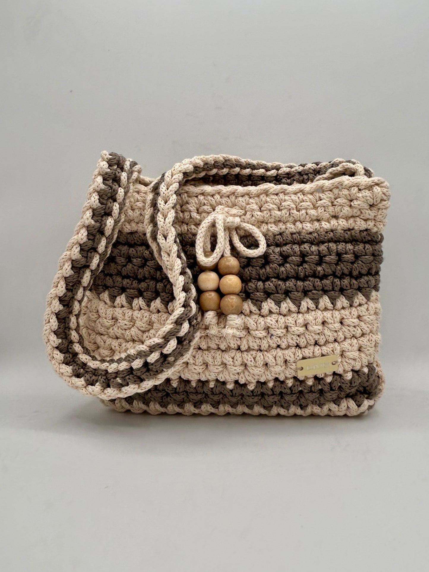 D.PUIN Handmade Crochet Bag β Island Clay
