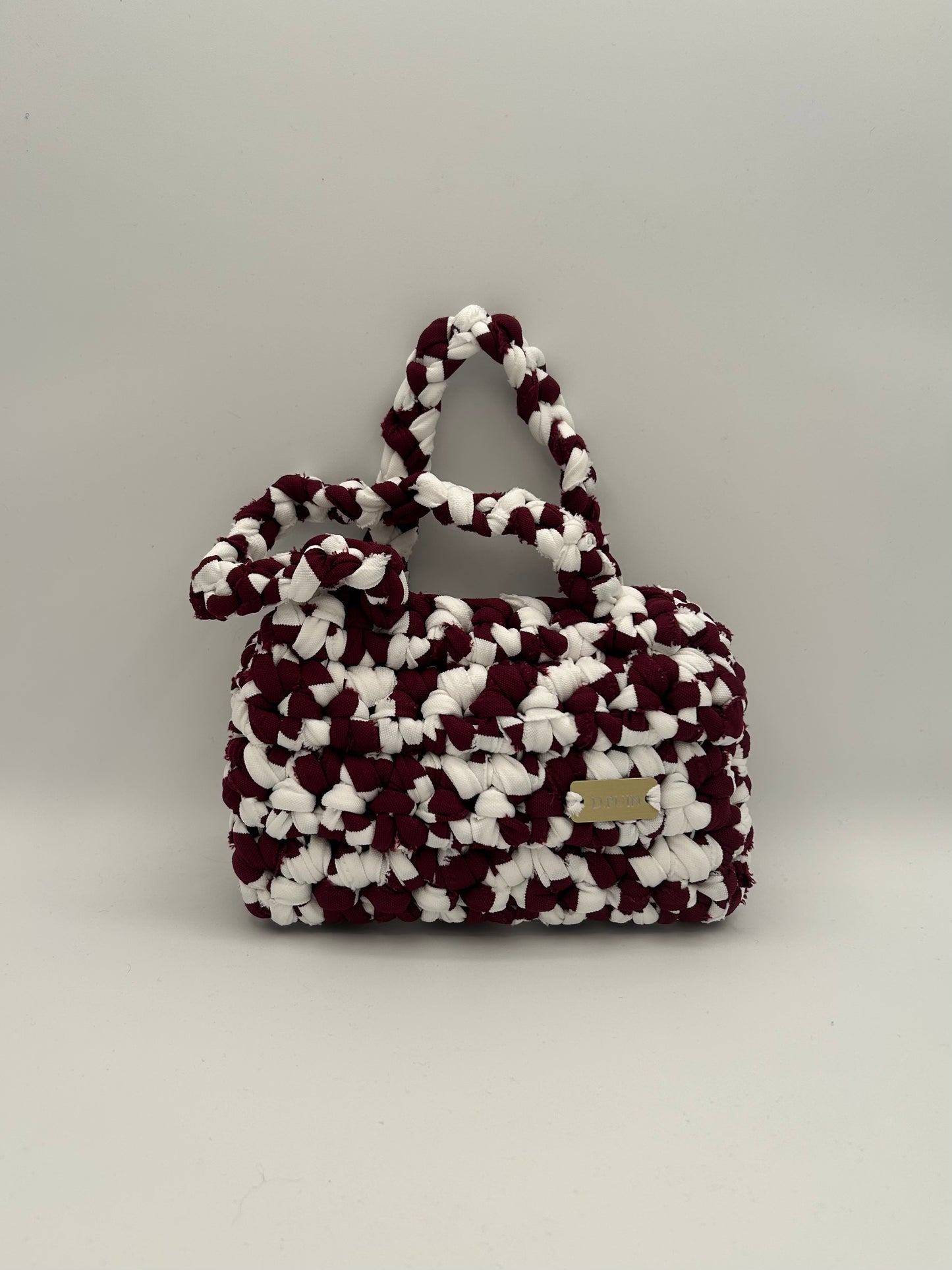 D.PUIN Handmade Crochet Bag β Magenta Tide