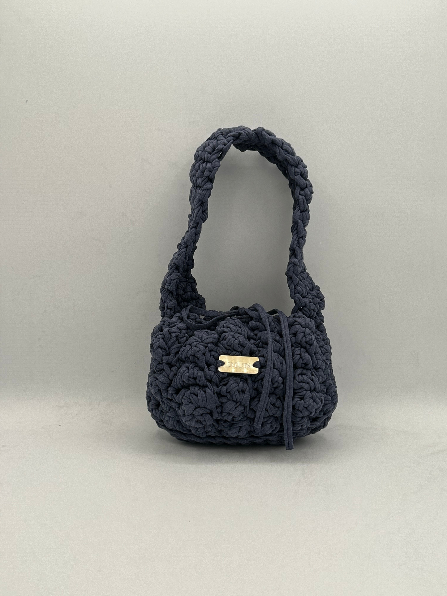 D.PUIN Handmade Crochet Bag β Atlantic Cool