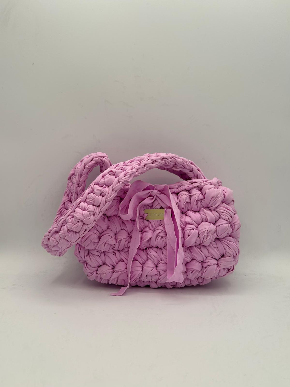 D.PUIN Handmade Crochet Bag β Pink Sands